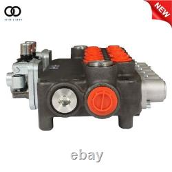 6 Spool 21 GPM Hydraulic Backhoe Directional Control Valve With 2 Joysticks