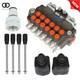 6 Spool 21 Gpm Hydraulic Backhoe Directional Control Valve With Conversion