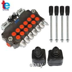 6 Spool 21GPM 3625PSI Hydraulic Directional Control Valve SAE with 2 Joysticks