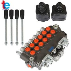 6 Spool 21GPM 3625PSI Hydraulic Directional Control Valve SAE with 2 Joysticks