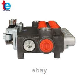 6 Spool 21GPM 3625PSI Hydraulic Directional Control Valve SAE with 2 Joysticks