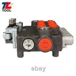 6 Spool Hydraulic Backhoe Directional Control Valve 21 GPM l With 2 Joysticks