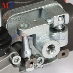 6 Spool Hydraulic Backhoe Directional Control Valve With 2 Joysticks 11 GPM