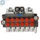 6 Spool Hydraulic Backhoe Directional Control Valve With 2 Joysticks, 11gpm