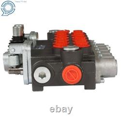 6 Spool Hydraulic Backhoe Directional Control Valve with 2 Joysticks, 11GPM