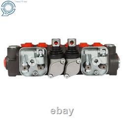 6 Spool Hydraulic Backhoe Directional Control Valve with 2 Joysticks, 11GPM