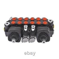 6 Spool Hydraulic Backhoe Directional Control Valve with 2 Joysticks 21 GPM