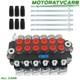 6 Spool Hydraulic Directional Control Valve 11gpm 3600psi Adjustable+conversion