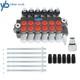 6 Spool Hydraulic Directional Control Valve 11gpm Adjustable 3600psi+conversion