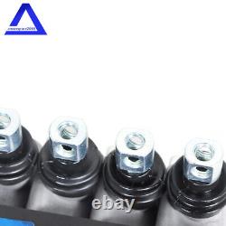 6 Spool Hydraulic Directional Control Valve 11gpm Adjustable Relief Valve