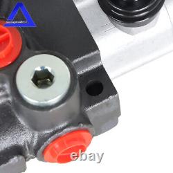 6 Spool Hydraulic Directional Control Valve 11gpm Adjustable Relief Valve