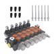 6 Spool Hydraulic Valve 13gpm 3600psi Hydraulic Directional Control Valve