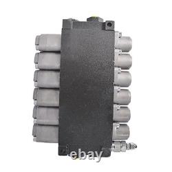6 Spool Hydraulic Valve 13GPM 3600PSI Hydraulic Directional Control Valve