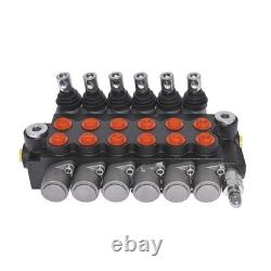 6 Spool Hydraulic Valve 13GPM 3600PSI Hydraulic Directional Control Valve