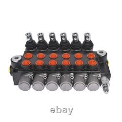 6 Spool Hydraulic Valve 13GPM 3600PSI Hydraulic Directional Control Valve