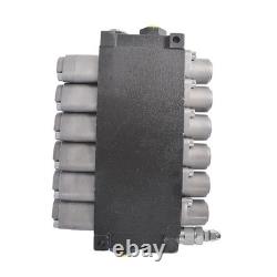 6 Spool Hydraulic Valve 13GPM 3600PSI Hydraulic Directional Control Valve