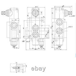 6 spool hydraulic directional control valve 11gpm + 6 joysticks USA