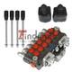 6spool 11gpm 3645psi Hydraulic Backhoe Directional Control Valve With4joysticks