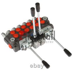 6Spool 11GPM 3645PSI Hydraulic Backhoe Directional Control Valve with4Joysticks
