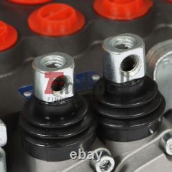 6Spool 11GPM 3645PSI Hydraulic Backhoe Directional Control Valve with4Joysticks