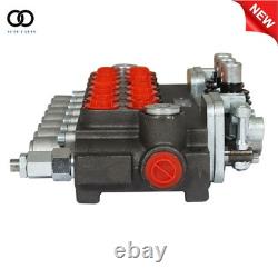 7 Spool 11GPM Hydraulic Directional Control Valve BSPP Port With 2 Joystick 7 Spool 11GPM Hydraulic Directional Control Valve BSPP Port With 2 Joystick