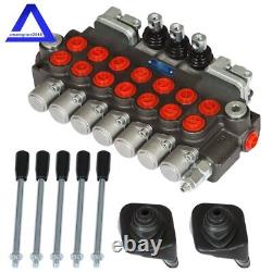 7 Spool 11GPM Hydraulic Directional Control Valve With 2 Joystick BSPP Port