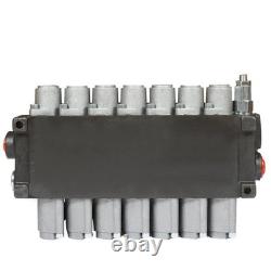 7 Spool 13GPM Hydraulic Directional Control Valve 3600PSI + Conversion Plug