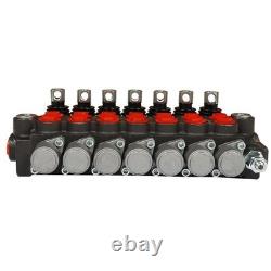 7 Spool 13GPM Hydraulic Directional Control Valve 3600PSI + Conversion Plug