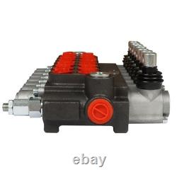 7 Spool 13GPM Hydraulic Directional Control Valve 3600PSI + Conversion Plug