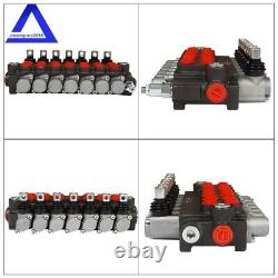 7 Spool 13GPM Hydraulic Directional Control Valve Double Acting Cylinder 3600PSI