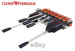 7 Spool 2 Joysticks Monoblock Hydraulic Directional Control Valve 11gpm 40L/M