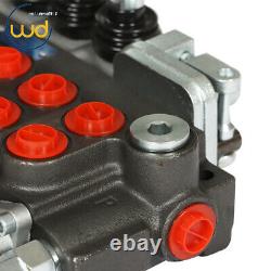 7 Spool Hydraulic Directional Control Valve 11gpm, 40L2 JoystickBSPP Interface