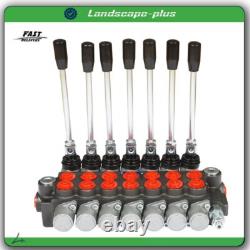 7 Spool Hydraulic Directional Control Valve 13 GPM, 3600 PSI, SAE Interface