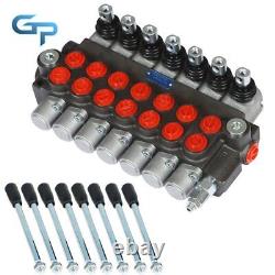 7 Spool Hydraulic Directional Control Valve 13 GPM, 3600 PSI, SAE Interface