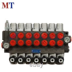 7 Spool Hydraulic Directional Control Valve 13GPM Double Acting Cylinder P40