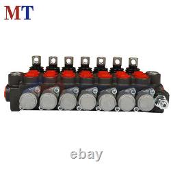 7 Spool Hydraulic Directional Control Valve 13GPM Double Acting Cylinder P40