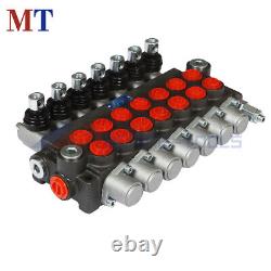 7 Spool Hydraulic Directional Control Valve 13GPM Double Acting Cylinder P40