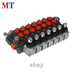 7 Spool Hydraulic Directional Control Valve 13GPM Double Acting Cylinder P40