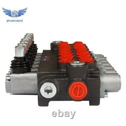7 Spool Hydraulic Directional Control Valve 13Gpm Double Acting Cylinder SAE