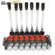 7 Spool Hydraulic Directional Control Valve 13gpm Double Acting Cylinder Sae New