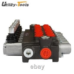7 Spool Hydraulic Directional Control Valve 13Gpm Double Acting Cylinder SAE NEW