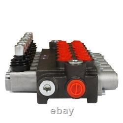 7 Spool Hydraulic Directional Control Valve 13gpm P40 Double Acting Cylinder