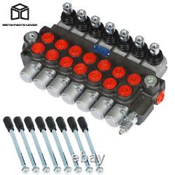 7 Spool Hydraulic Directional Control Valve P40 Double Acting Cylinder 13GPM