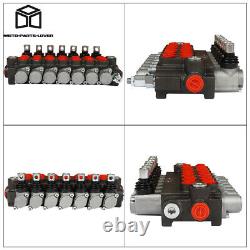 7 Spool Hydraulic Directional Control Valve P40 Double Acting Cylinder 13GPM