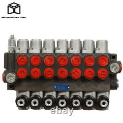 7 Spool Hydraulic Directional Control Valve P40 Double Acting Cylinder 13GPM