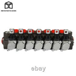 7 Spool Hydraulic Directional Control Valve P40 Double Acting Cylinder 13GPM