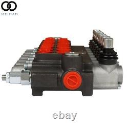 7 Spool Hydraulic Directional Control Valve P40 Double Acting Cylinder 60L 13GPM
