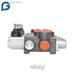 7 Spool Hydraulic Monoblock Double Acting Control Valve, 11 GPM, SAE Ports