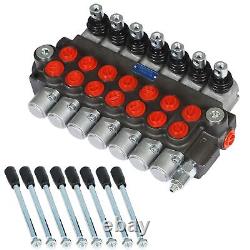 7 Spool Hydraulic Valve 13GPM 3600PSI Hydraulic Directional Control Valve SAE