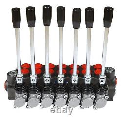 7 Spool Hydraulic Valve 13GPM 3600PSI Hydraulic Directional Control Valve SAE